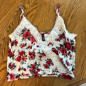 H&M Rose Camisole Crop Top